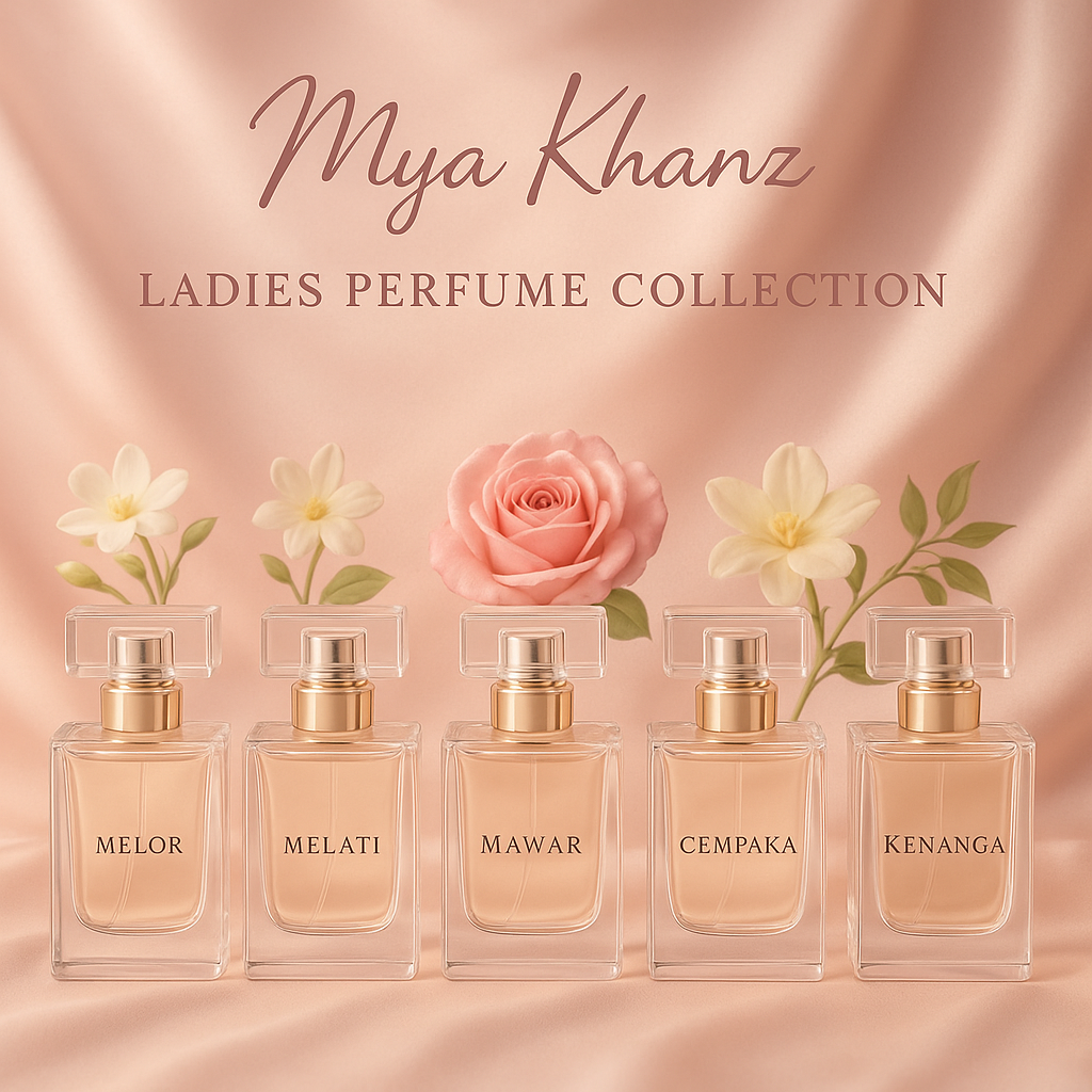 Mya Khanz ladies perfume lineup